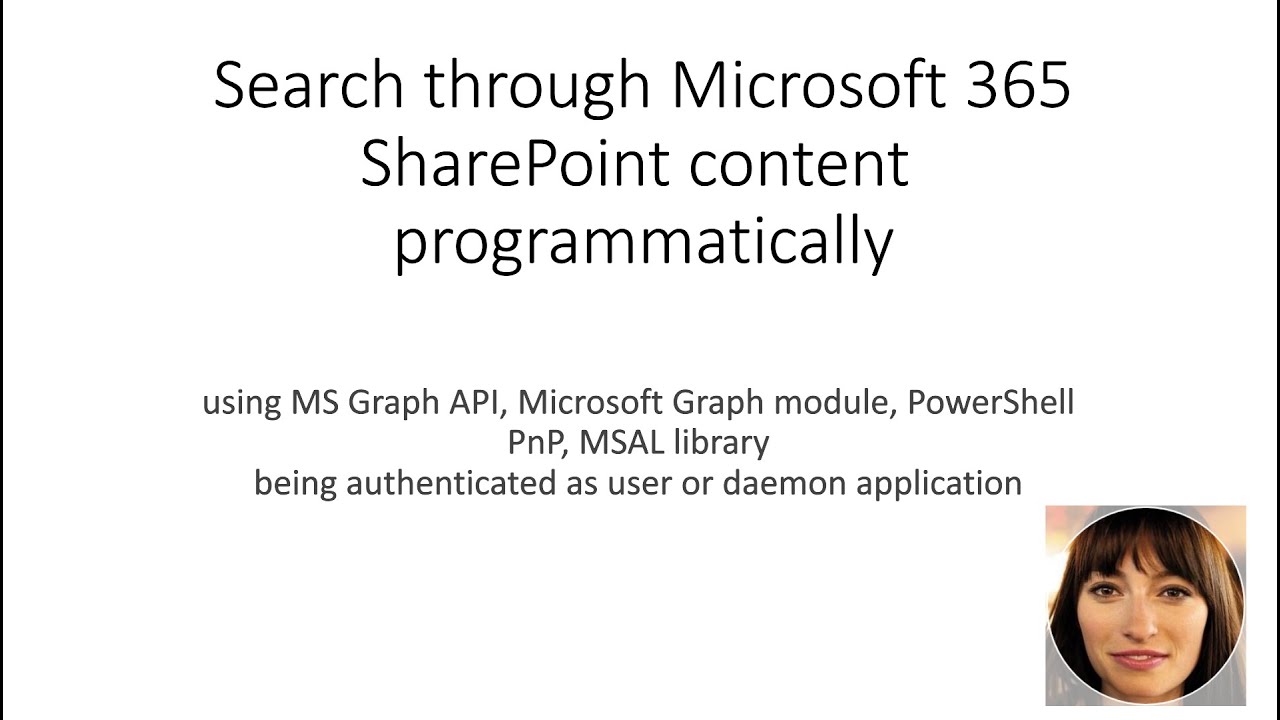 Search SharePoint with Microsoft Graph Search API - Interactive