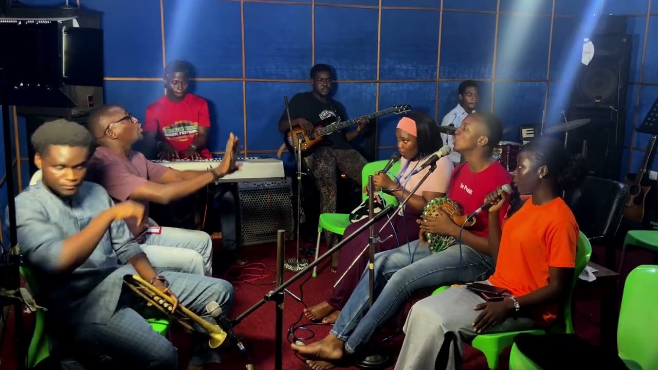 A rehearsal of Stand strong by Davido, Uyo Meyo by Teni and Suru by Asake