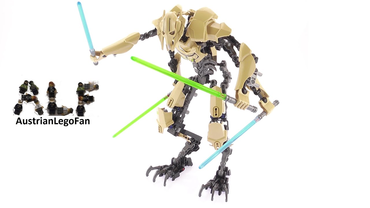 Lego Star Wars 75112 General Grievous Buildable Figure - Lego Speed Build Review
