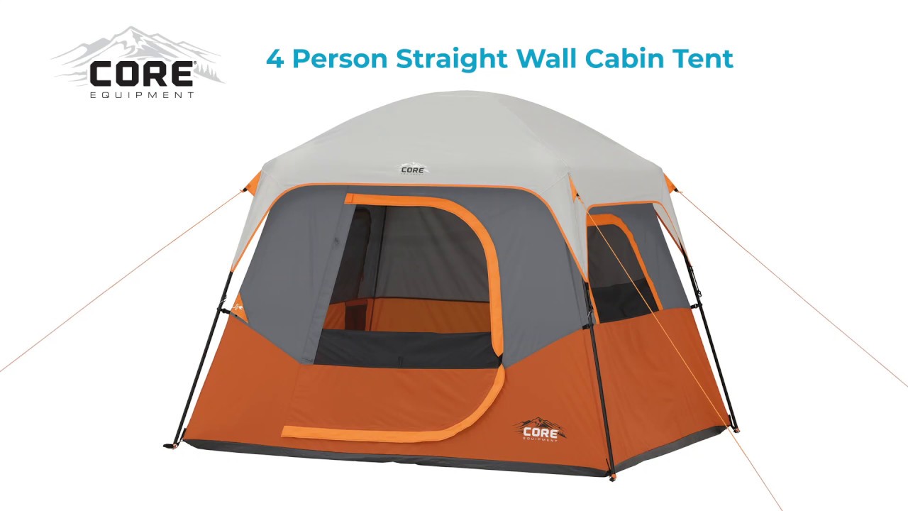 CORE 4 Person Cabin Tent Setup Video