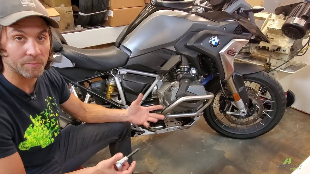 BMW R1250GS AltRider Reinforcement Crash Bar Installation