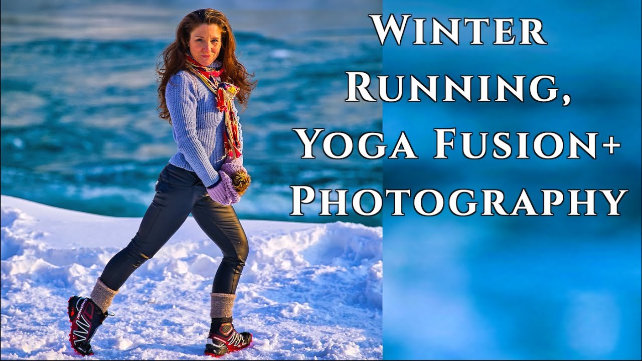 NIAGARA FALLS WHIRLPOOL. NIAGARA RIVER CANADA WINTER TRAIL RUNNING, SNOW YOGA AND WINTER PHOTOGRAPHY