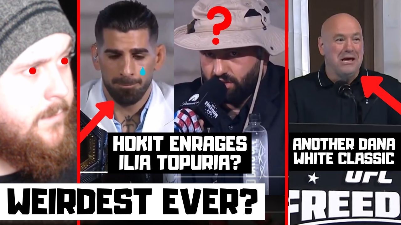 UFC Freedom 250 Press Conference Reaction? Josh Hokit RAGEBAITS Topuria? Brings Up His Divorce?