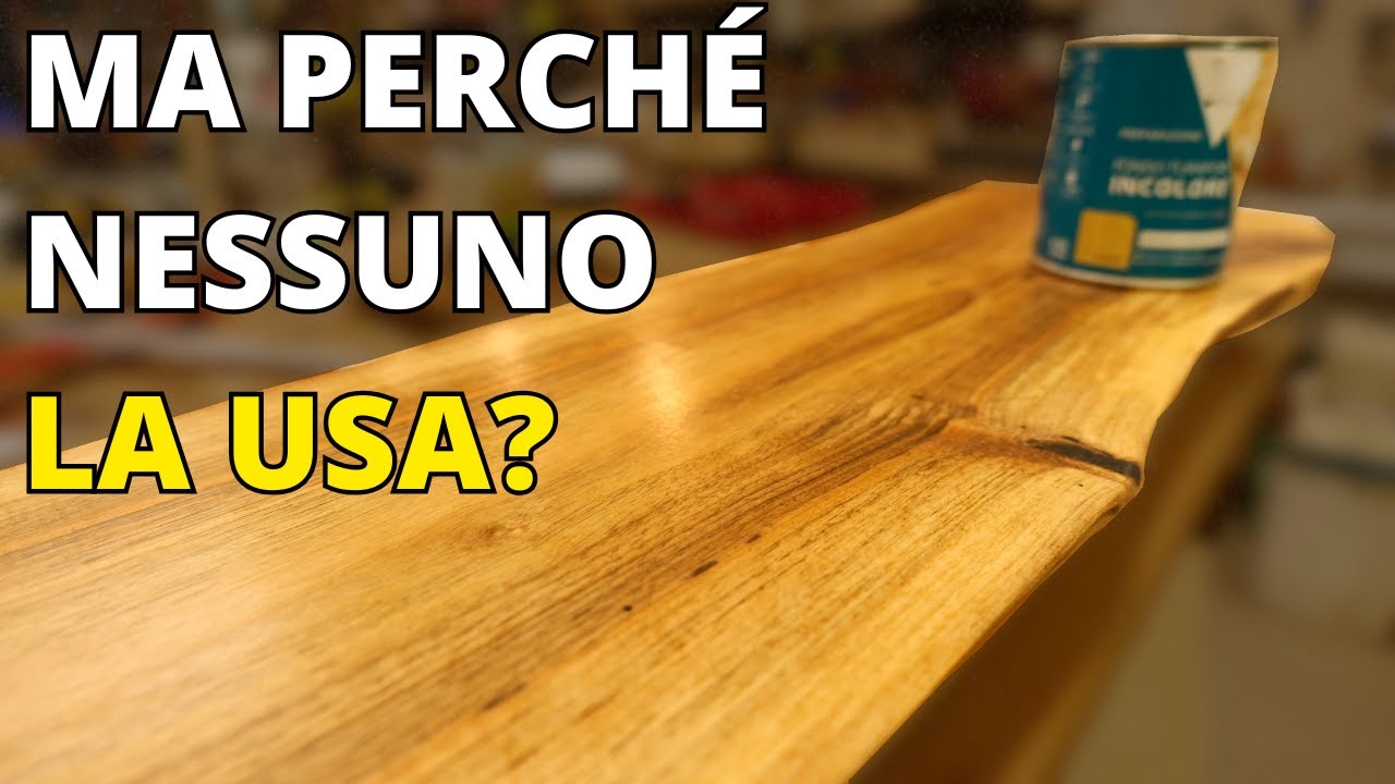 Non capisco perché NESSUNO usi questa FINITURA per legno