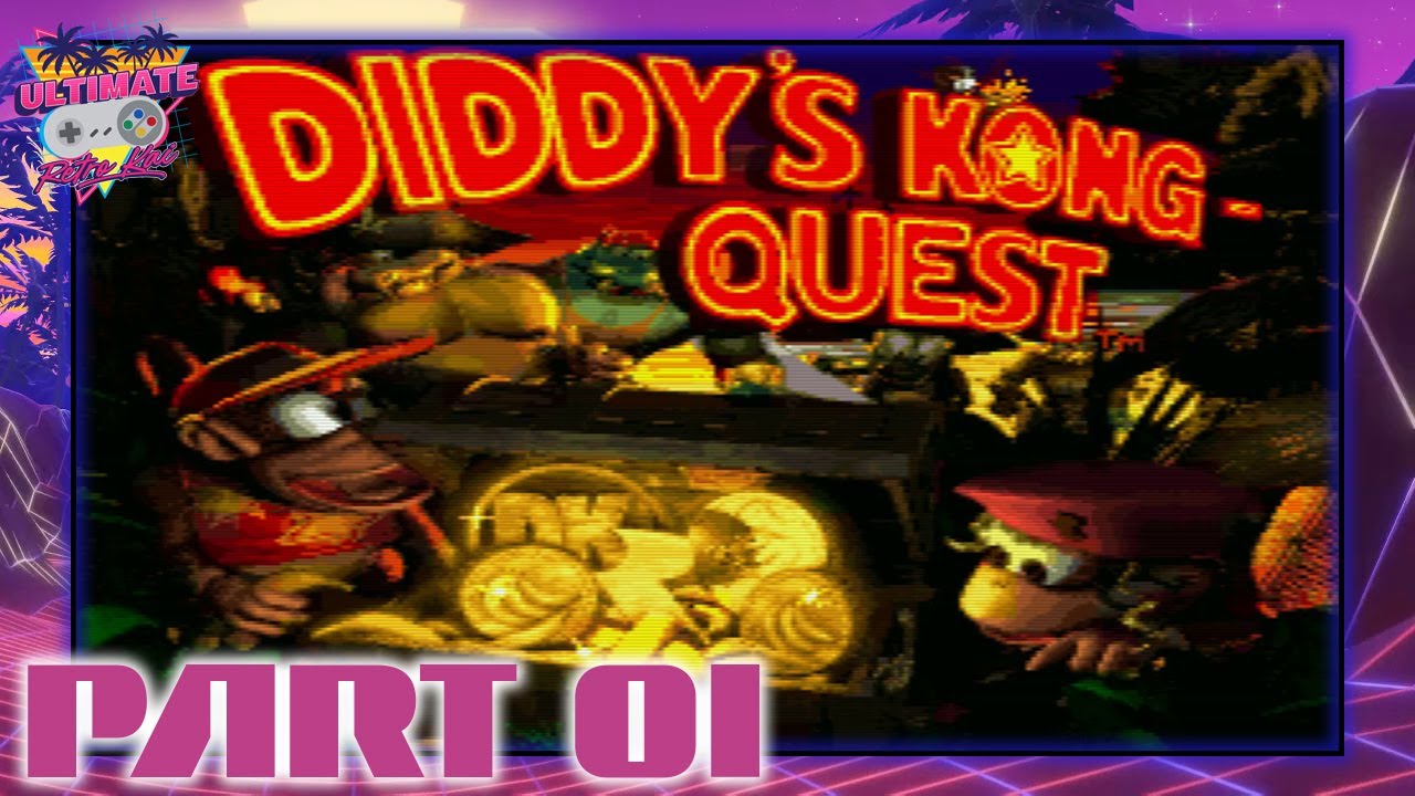 Donkey Kong Country 2 Diddy's Kong Quest [SNES] Part 01 Gangplank Galleon {No Commentary}