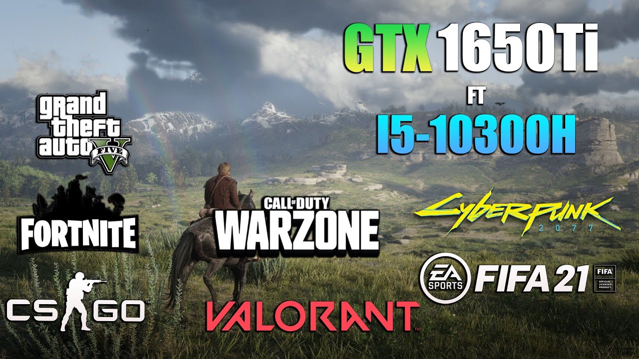 GTX 1650 Ti Test in 8 games ft i5 10300H 