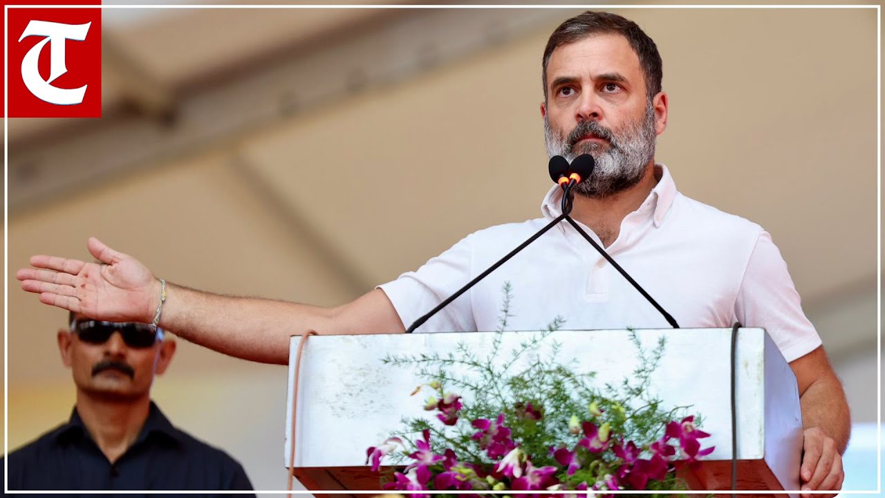 LIVE: Rahul Gandhi addresses the public in Adilabad, Telangana.