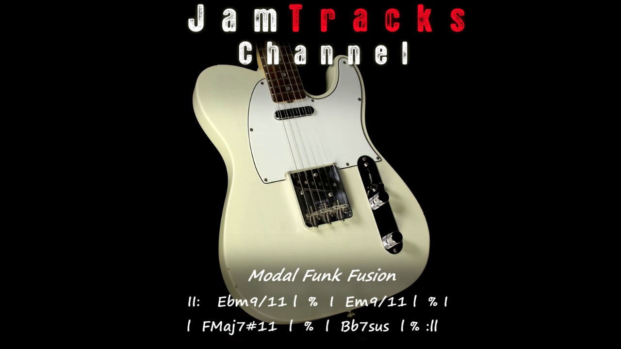 Modal Funk Fusion Guitar Backing Track