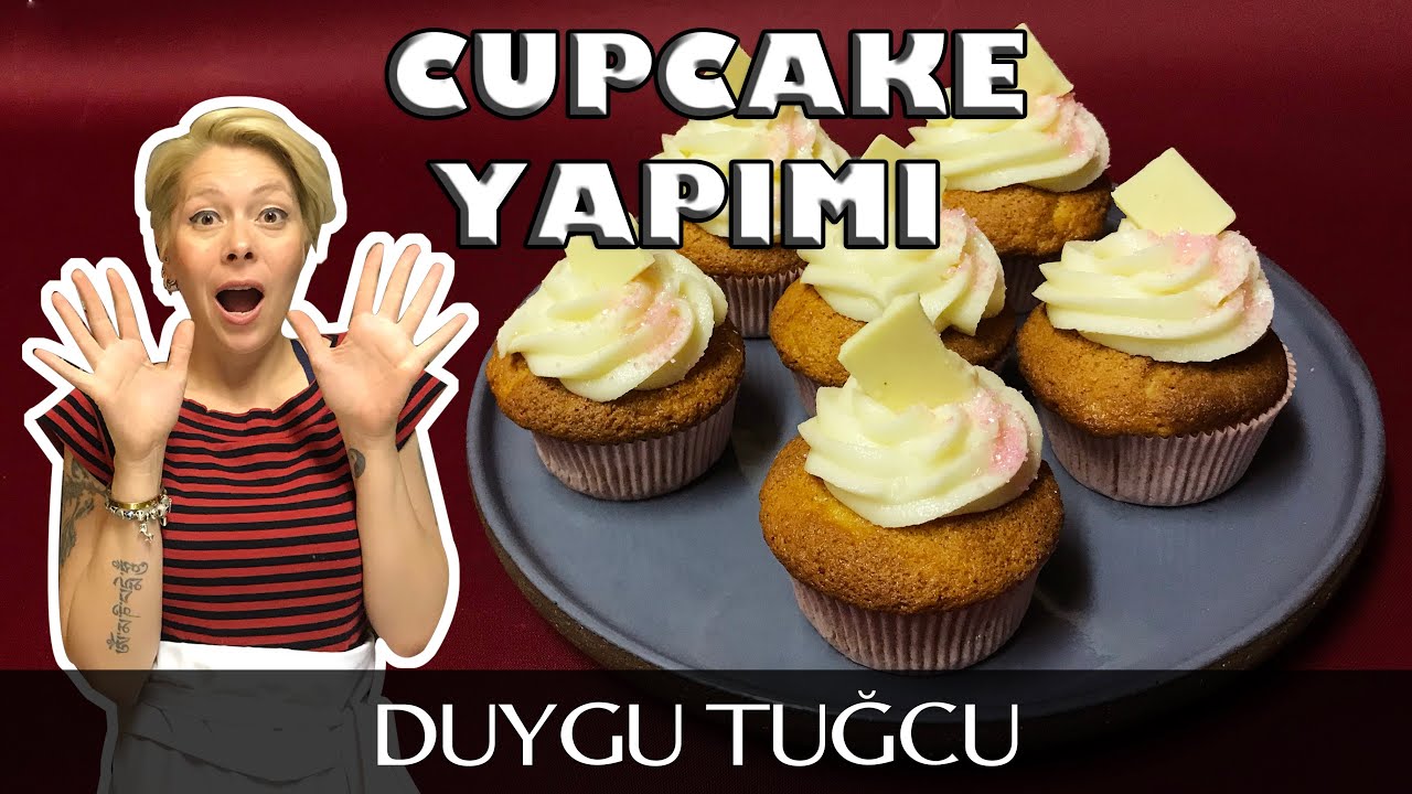 Vanilyalı Cupcake Tarifi 🧁 | Kendinize göre uyarlayabileceksiniz! - Chef Duygu Tugcu
