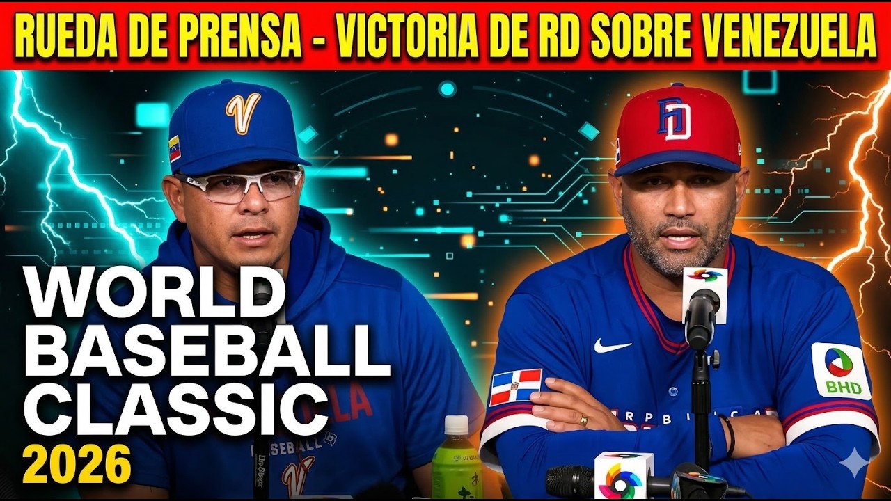¡INVICTOS! Rueda de prensa | RD Domina a Venezuela y se queda con el Grupo D | WBC 2026