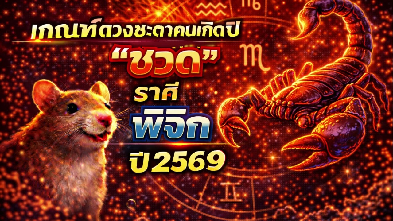 เกณฑ์ดวงชะตาคนเกิดปีชวด ราศีพิจิก