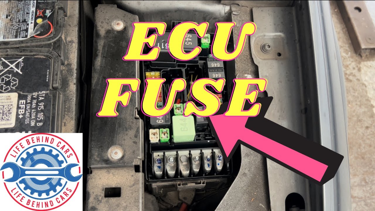 Audi A3 Diesel 2017 Engine ECU Fuse Location