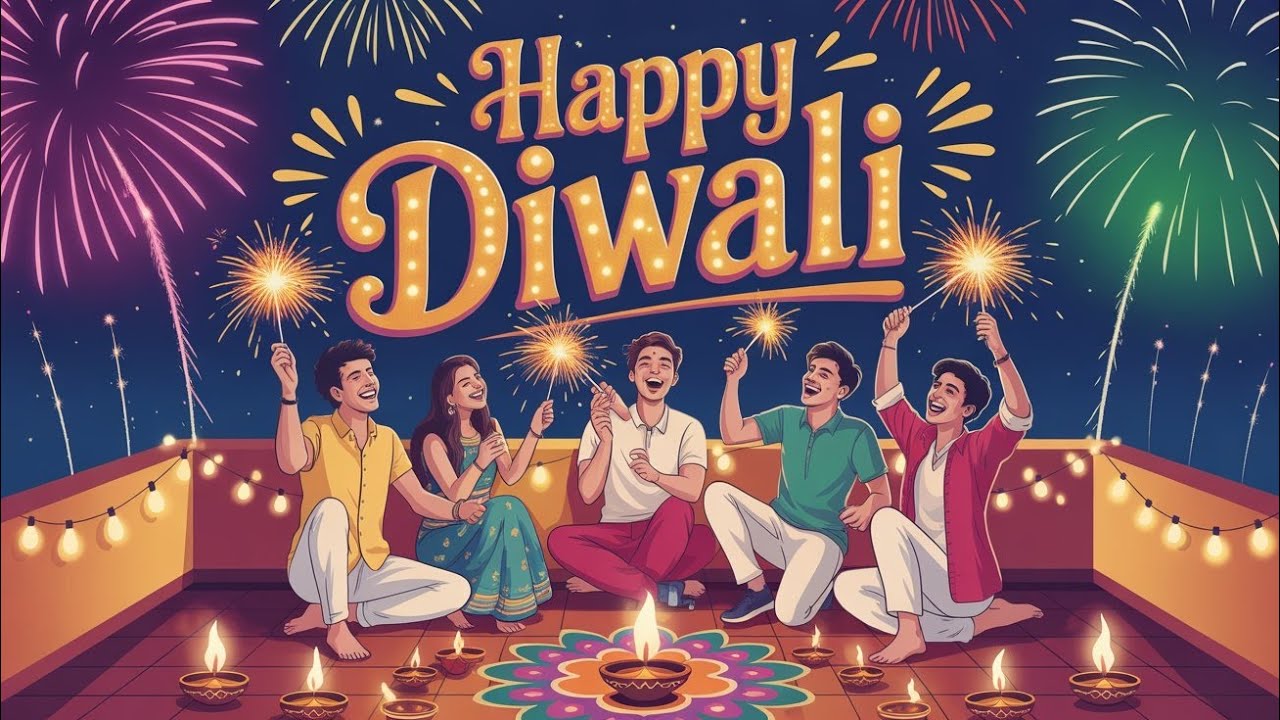 Diwali vlog  🤩🪔✨️ #diwali #friends #latenightmasti #crackers 