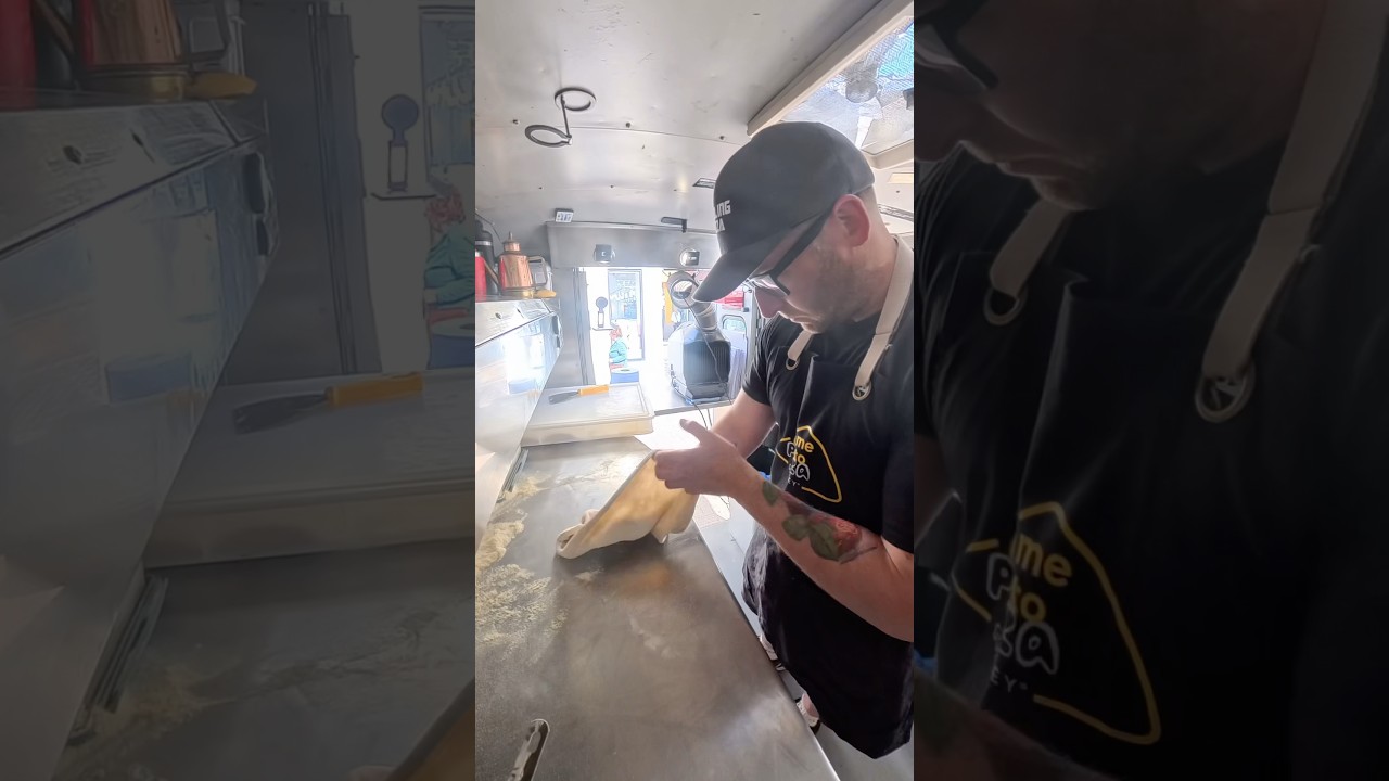 Let&rsquo;s make a pizza in real time.  No edits, no music. Just chill.