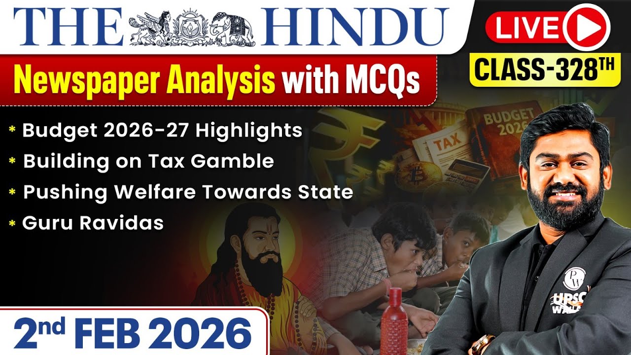 The Hindu Analysis - 2nd February | The Hindu Newspaper Today with MCQs | Aasim Sir