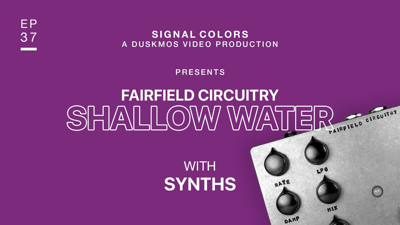 Fairfield Circuitry Shallow Water Demo w/ Synths (Roland SH-101 & Elektron Analog Four MKII)