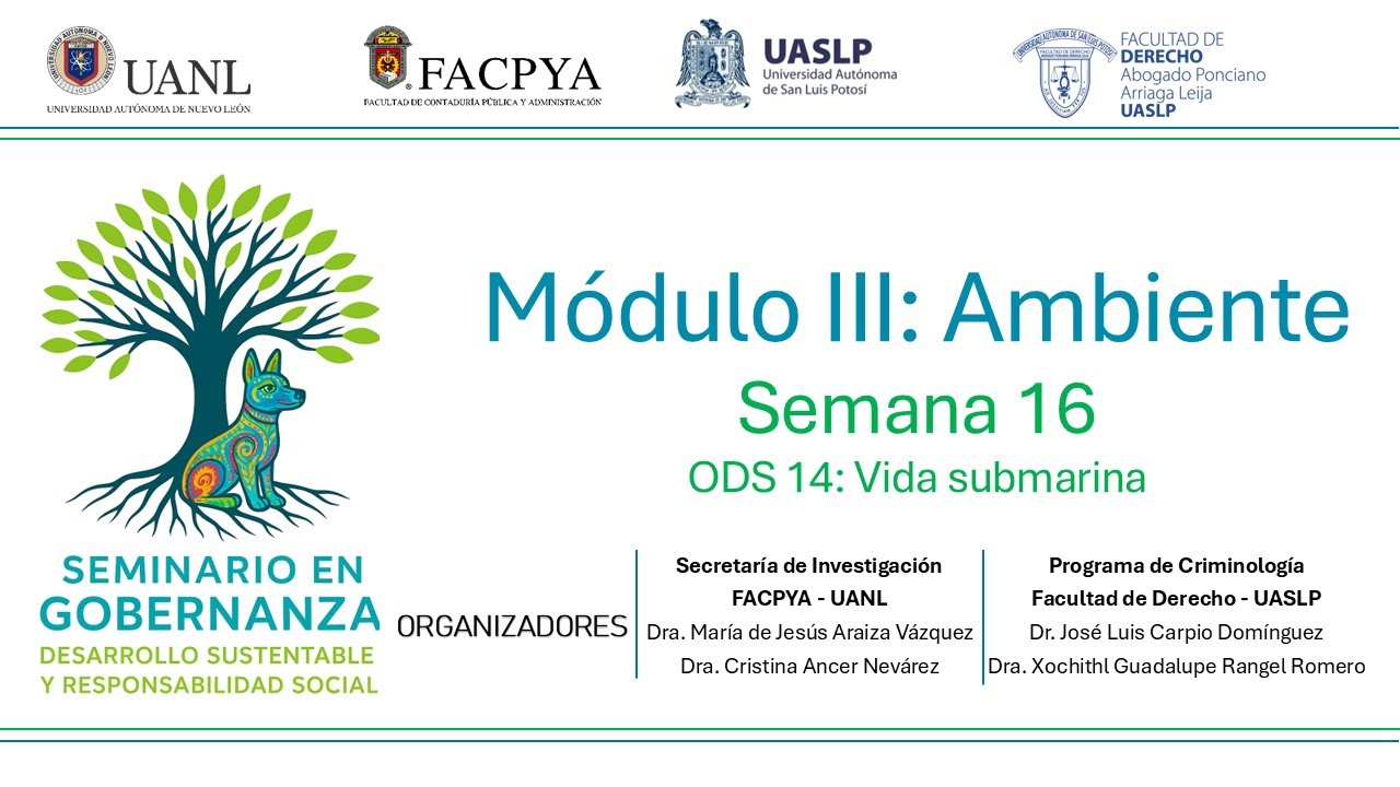 Semana 16 - ODS 14  