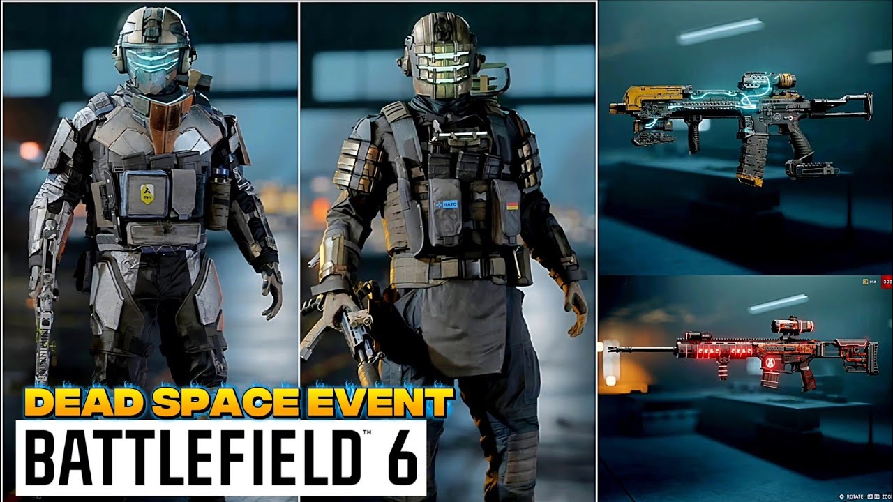 Battlefield 6 x Dead Space Crossover ALL Skins & Reactive Weapon Skins Showcase