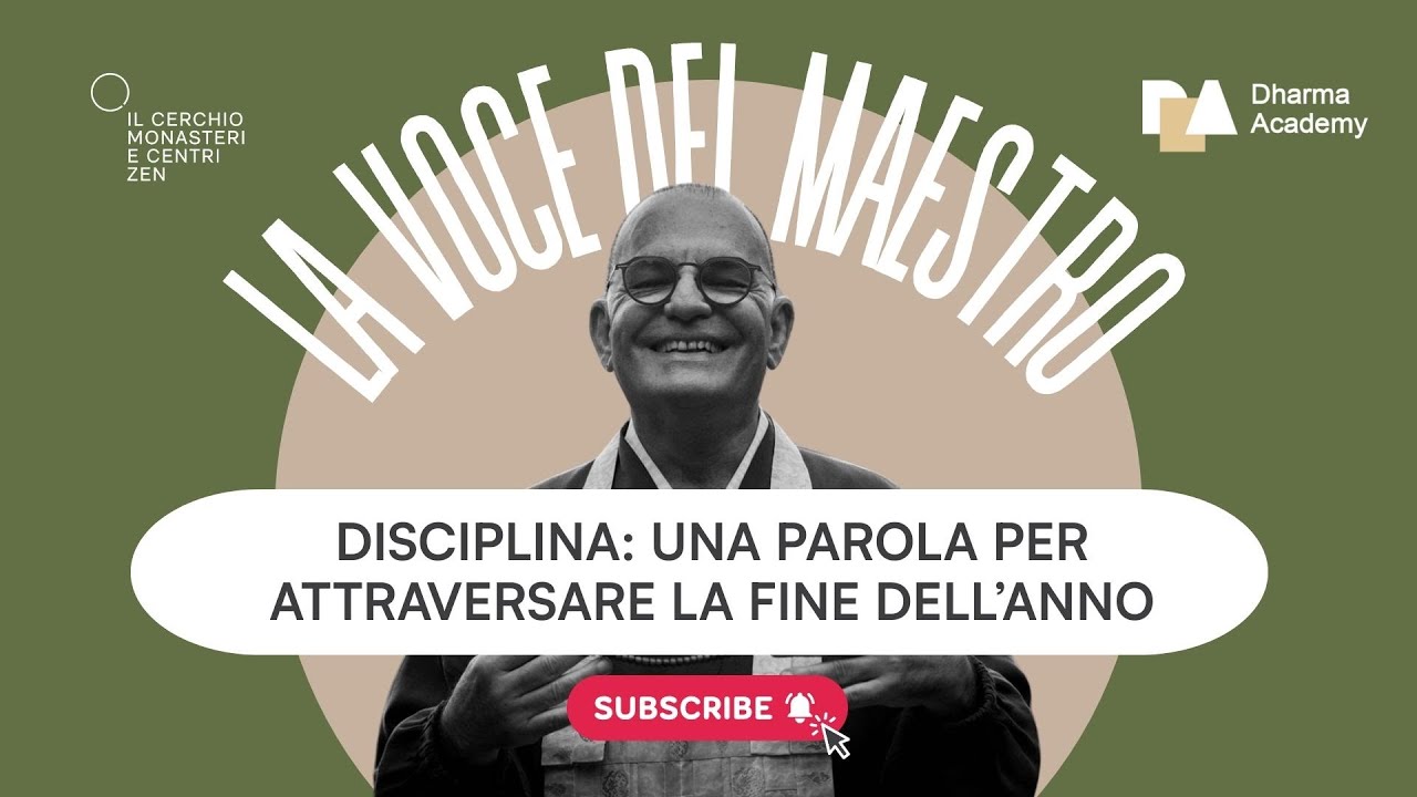 La Voce del Maestro | Disciplina: una parola per attraversare la fine dell’anno.