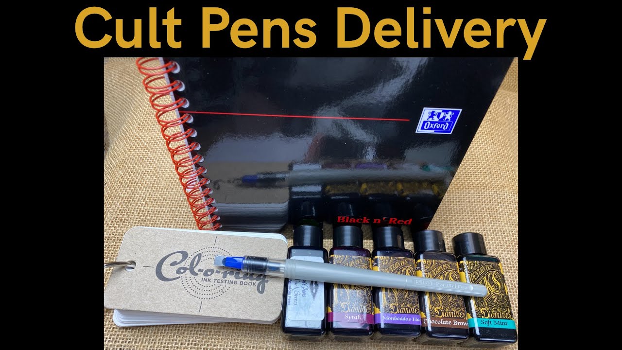 Cult Pens Unboxing - New Diamine Inks