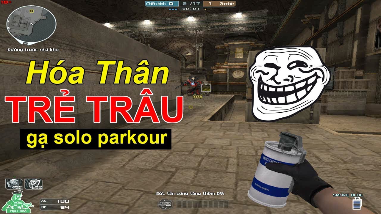 Hóa Thân Thành TRẺ TRÂU Gạ Solo Parkour | TQ97