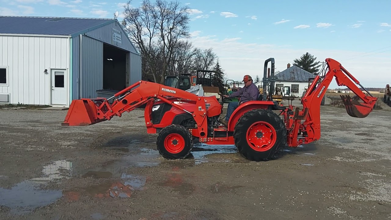 2016 KUBOTA MX4800 TRACTOR/LOADER/BACKHOE.   $32,900