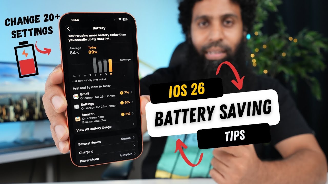 iOS 26 Battery Drain FIXED! 💪 Real Working Tips for All iPhones (Long-Term Battery Health)