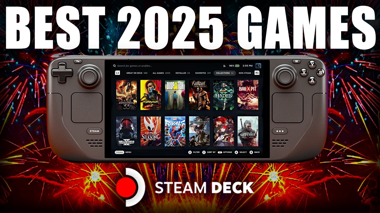 The TOP 50 Most Played Steam Deck Games Of 2025