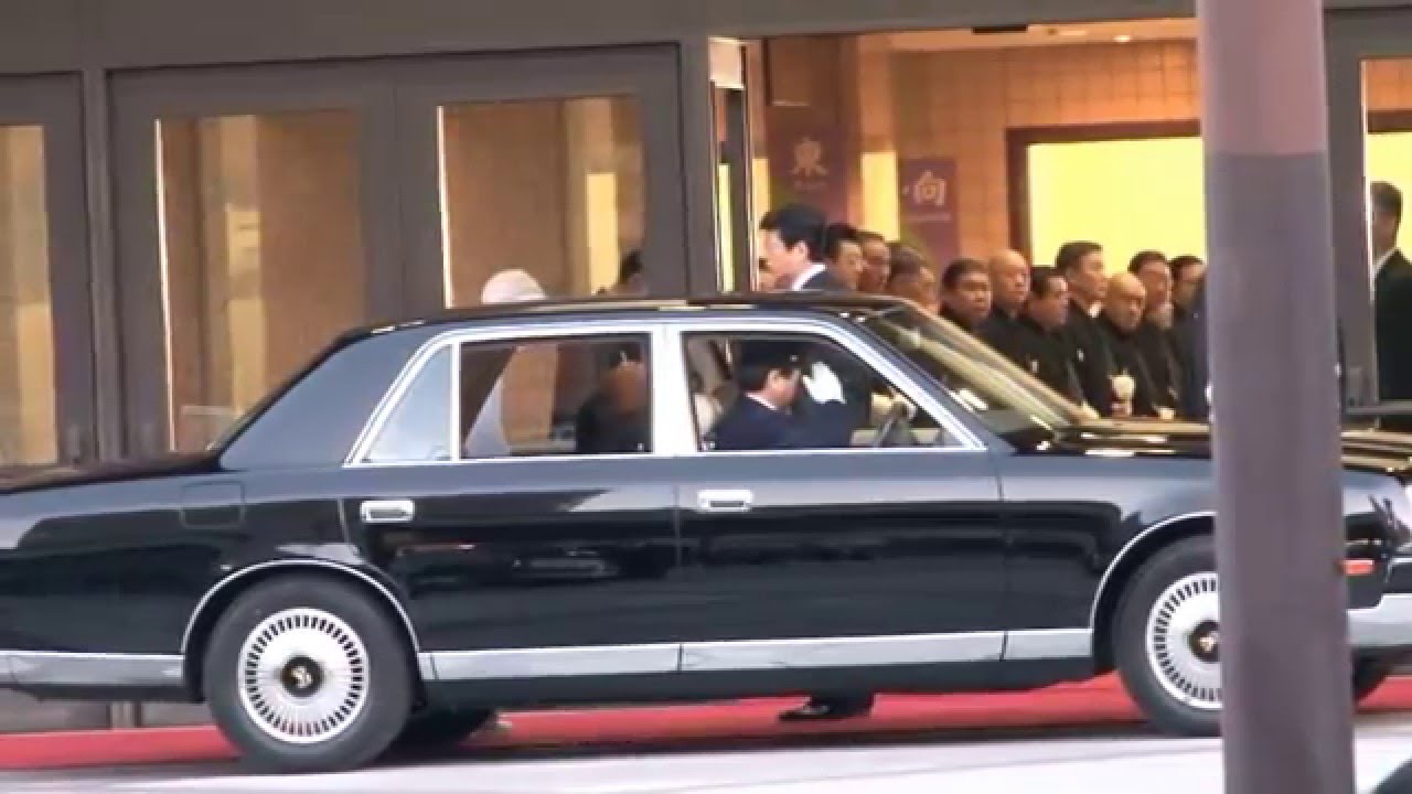 平成28年 天皇皇后両陛下 両国国技館 御料車列 Japanese Emperor