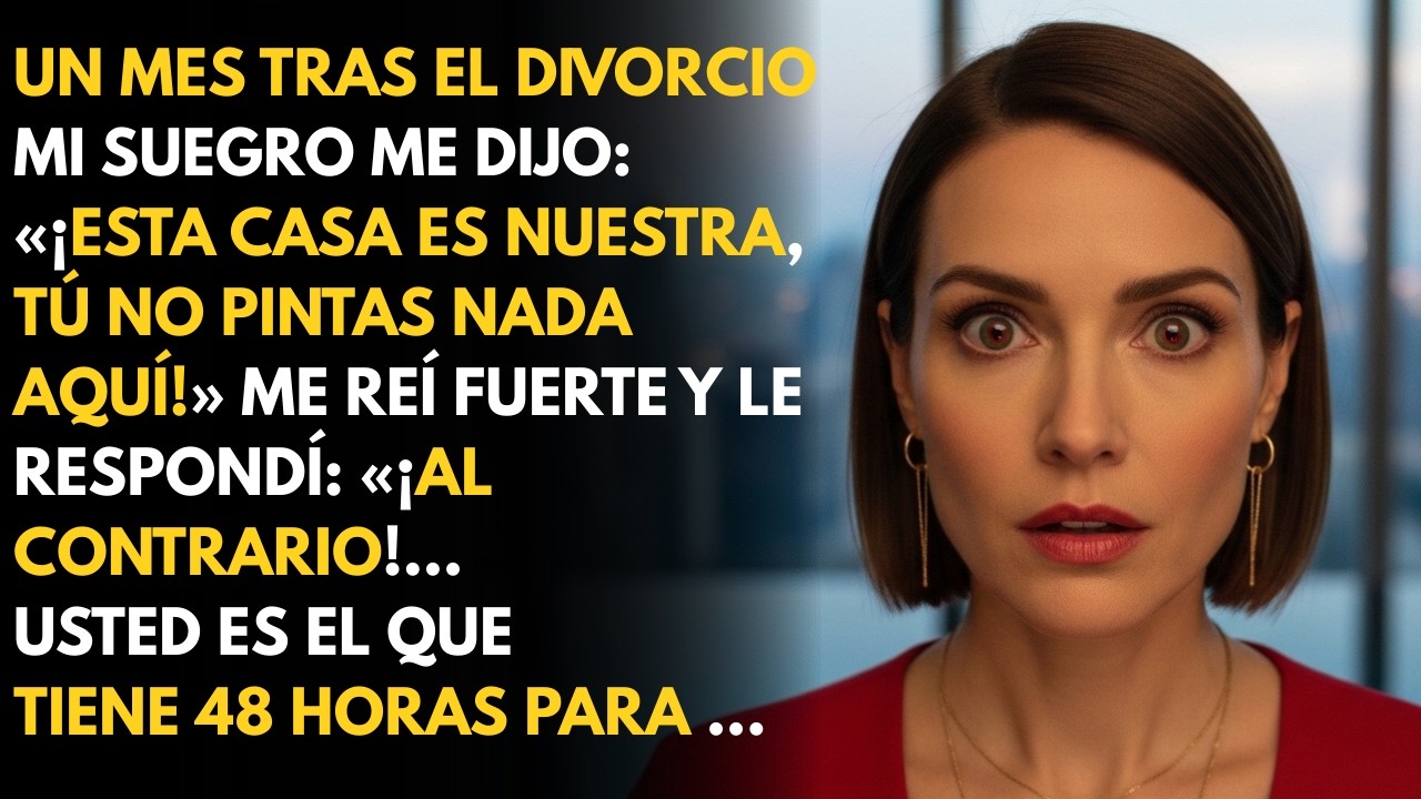 Mi ex suegro me dijo que me fuera de la casa… Le entregué la escritura y se puso pálido...
