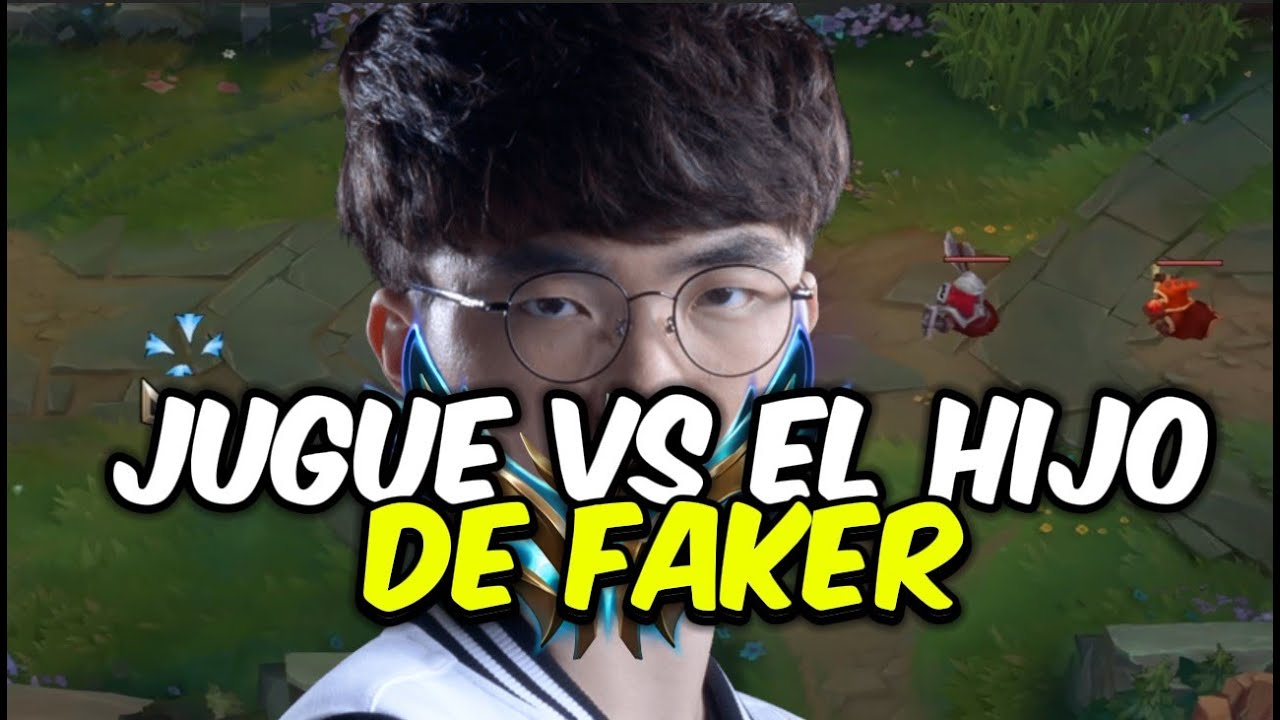 🔥 jugué contra el “hijo de faker” 😈