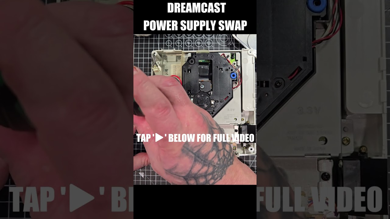 Sega Dreamcast | Old PSU Swap for DREAMPSU 