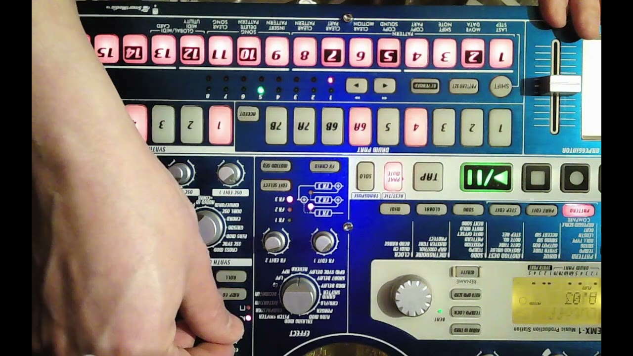 Live techno only korg EMX 1