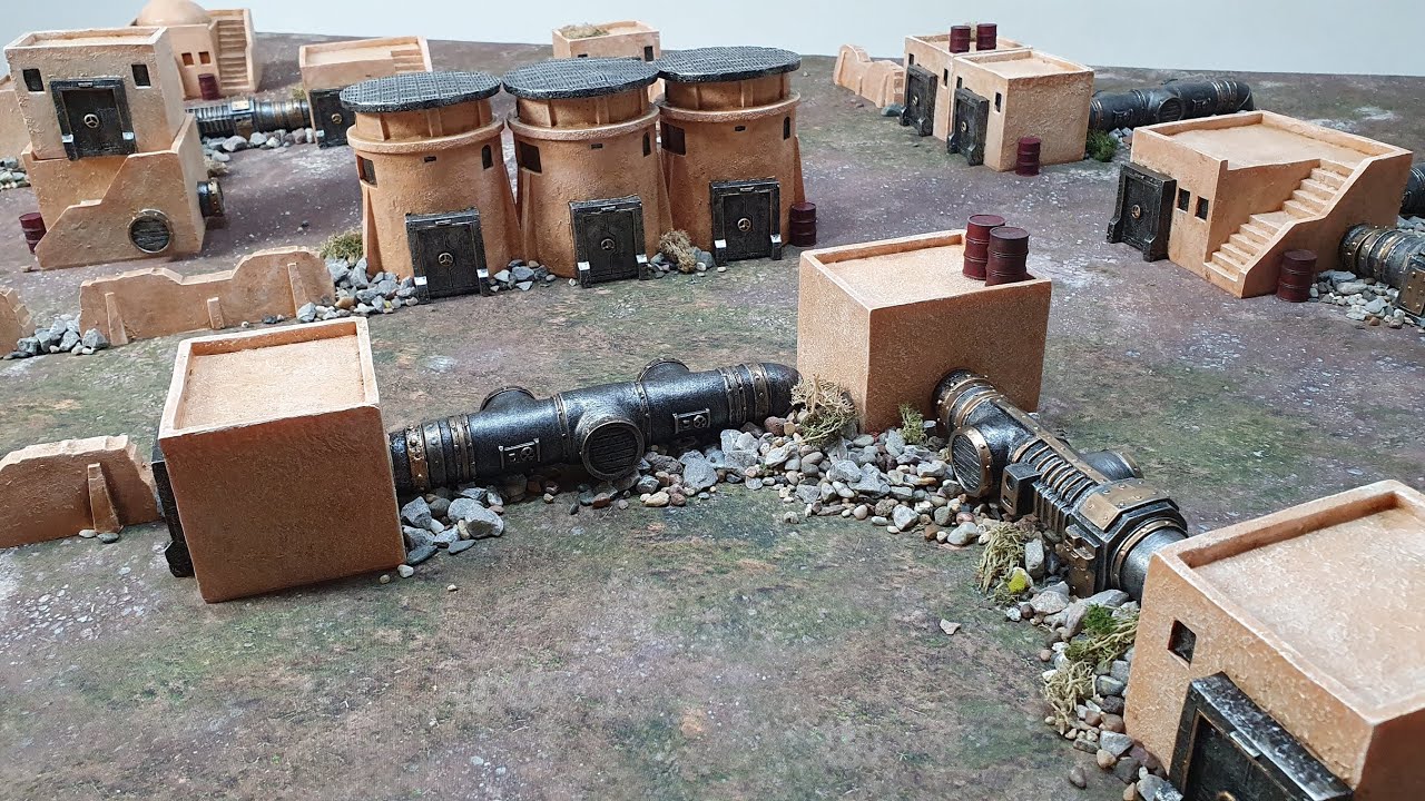 How to set up a table with Urbanmatz.com, Warhammer 40k