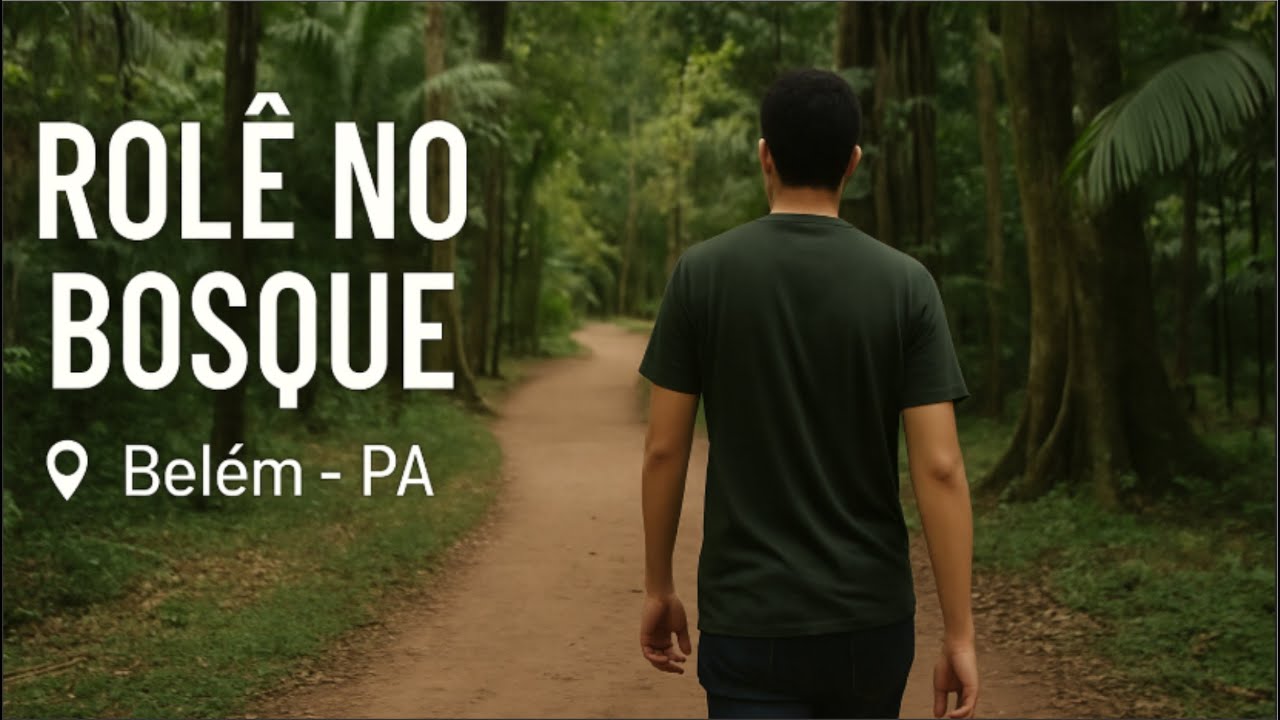 Rolê aleatório no Bosque Rodrigues Alves em Belém - PA
