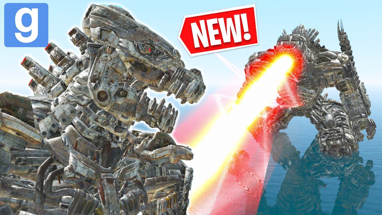 MECHA GODZILLA IS THE STRONGEST MONSTER EVER! 🦎 (Garry's Mod Sandbox) | JustJoeKing