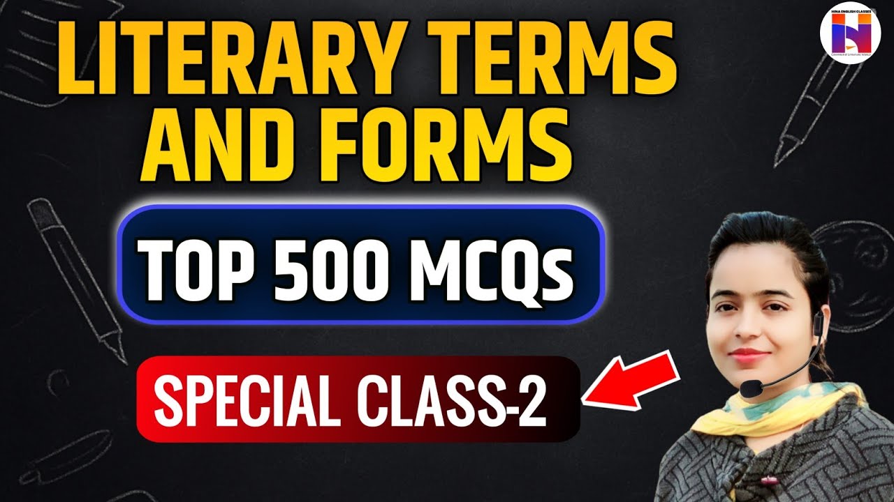 🎯Special Class-2 | Top 500 MCQs Literary Terms and Forms | TGT/PGT LT/GIC |  #uptgt #pgt #ltgrade