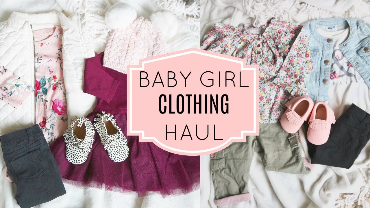 FALL BABY GIRL CLOTHING HAUL (part 2)- Old Navy, Carters & Baby Gap