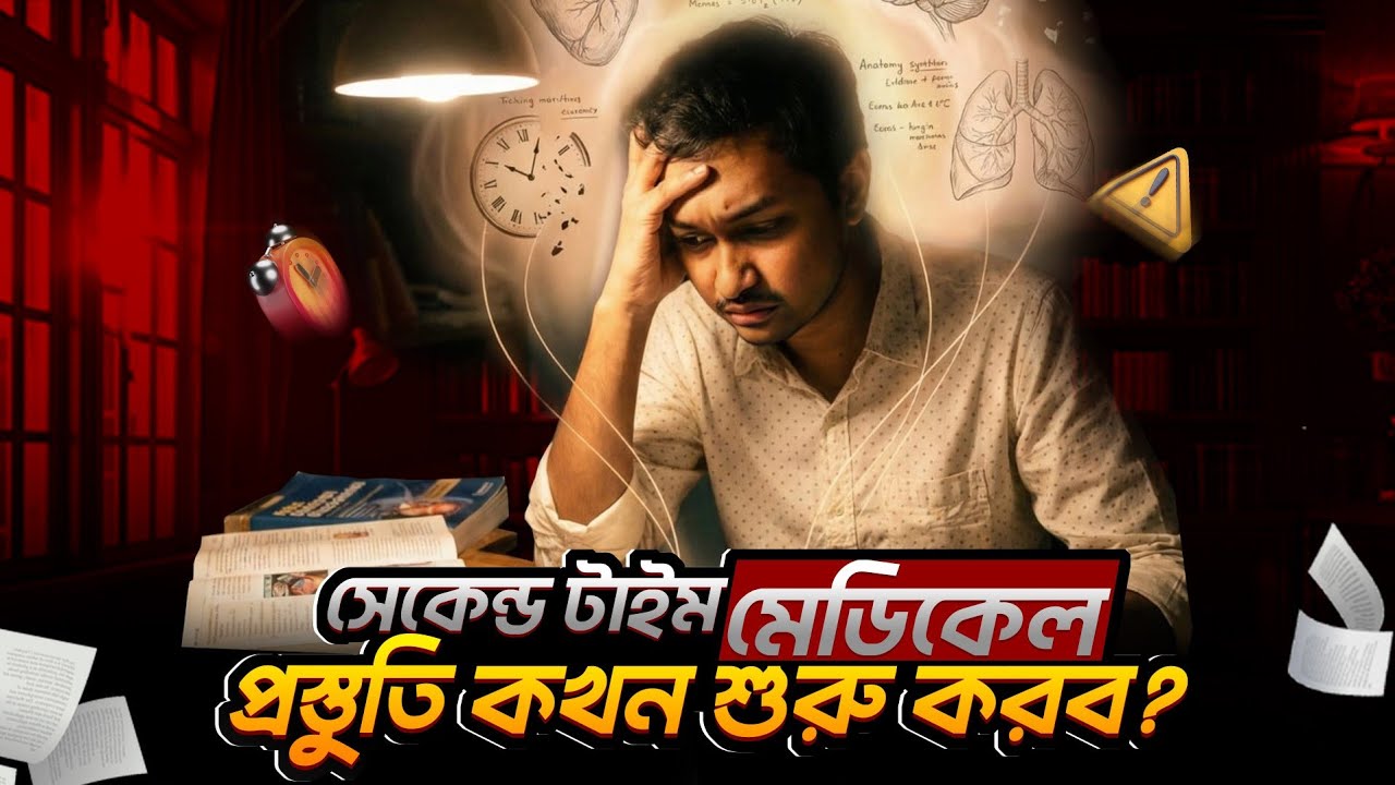 সেকেন্ড টাইম মেডিকেল প্রস্তুতি কখন শুরু করবো? এখন নাকি GST এর পর?#medical#AdmissionJourney #rtds #ds