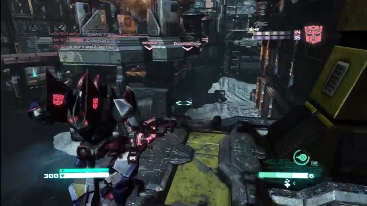 Transformers Fall of Cybertron: Team Deathmatch (Starscream) [1080 HD]