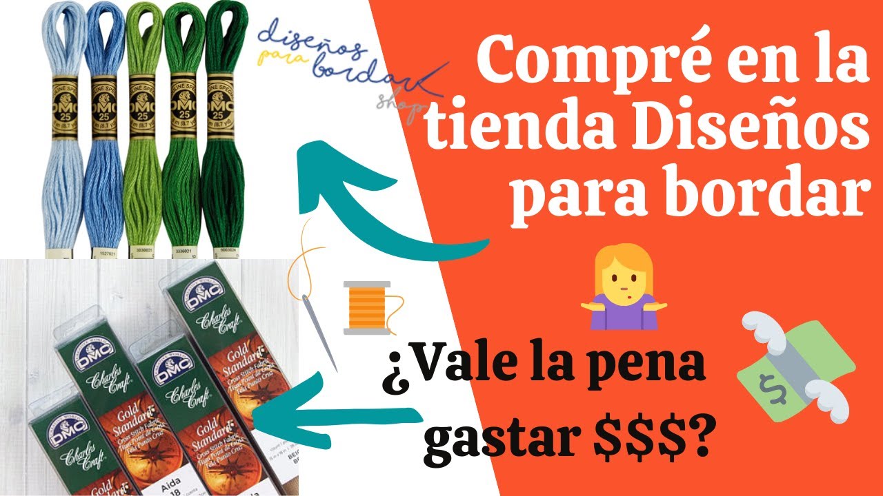 ¿Vale la pena gastar en hilos y tela DMC? | Tienda Diseños para Bordar