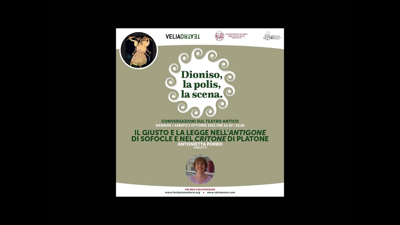 16 Il giusto e la legge nell'Antigone di Sofocle e nel Critone di Platone