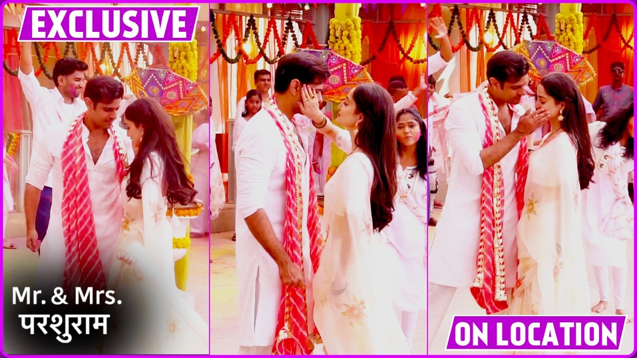 Mr & Mrs Parshuram Serial On Location: Shivani Parshuram Mein Dikha Romance, Manayi Holi