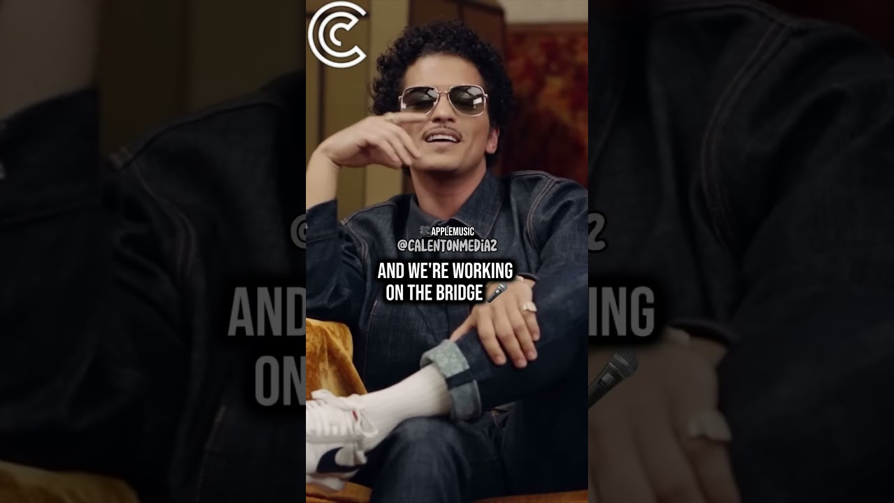 Bruno Mars over his song &ldquo;put on a smile&rdquo;🤩 #brunomars #silksonic #calentonmedia #calentonmedia2