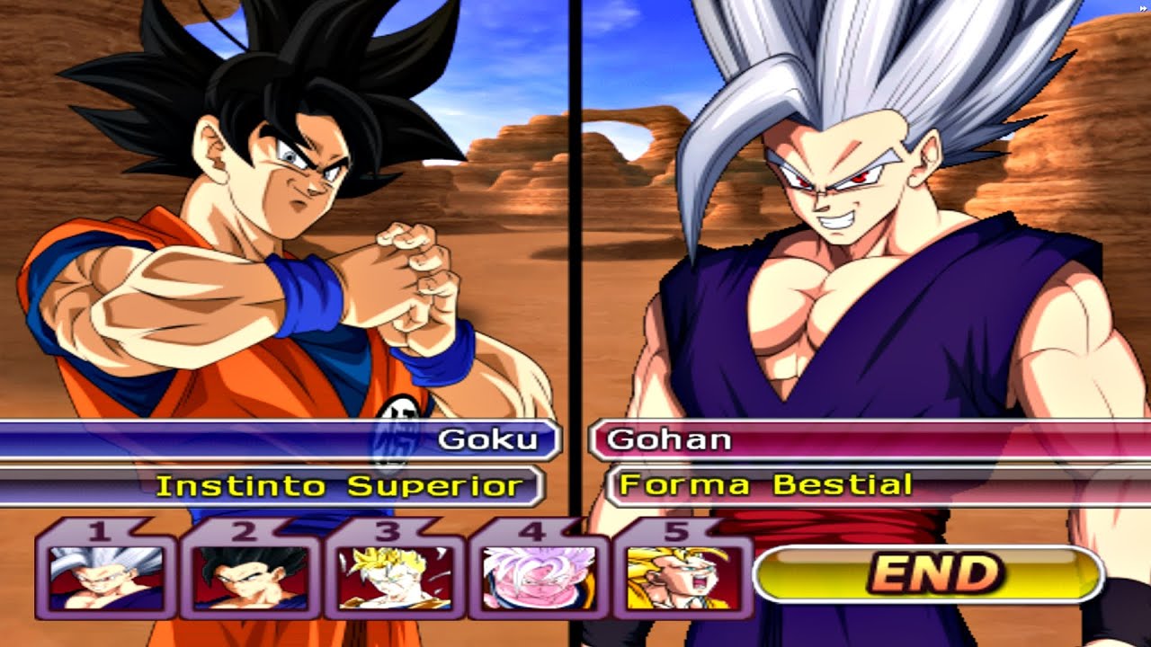GOKU vs GOHAN (5x5) as Melhores TRANSFORMAÇÕES - DBZ Tenkaichi 3