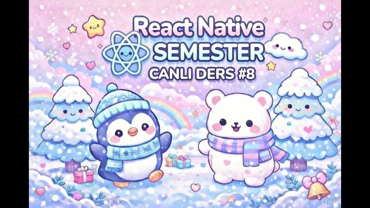 Zafer Ayan ile React Native Semester Canlı Ders #8 (13.01.2026)