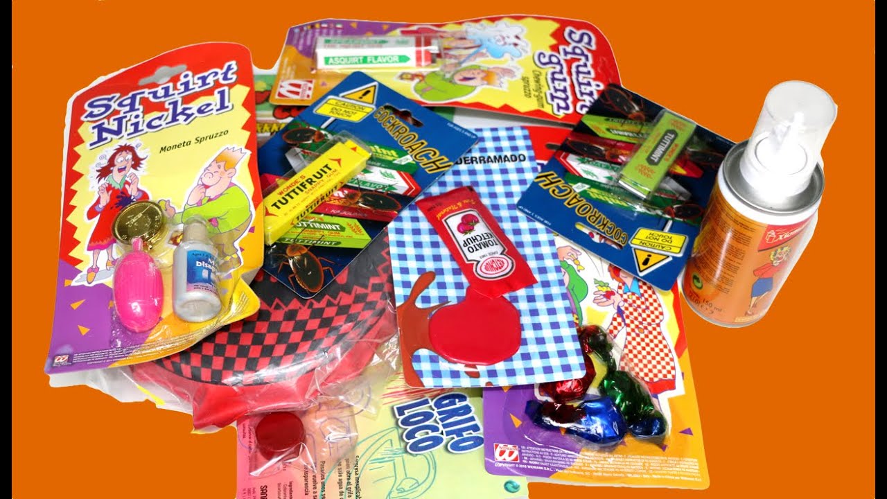 Joke items unboxing
