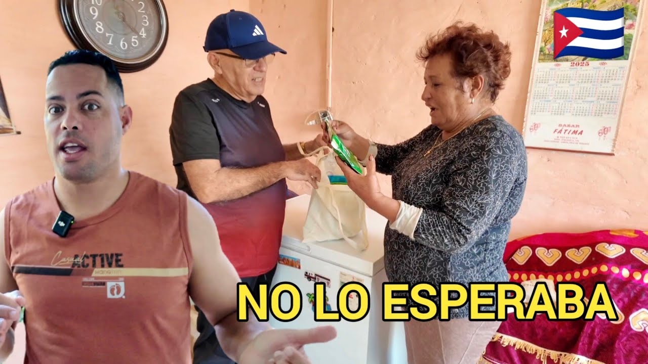 Suscriptor de España sorprende a mi familia en Cuba con todo esto.