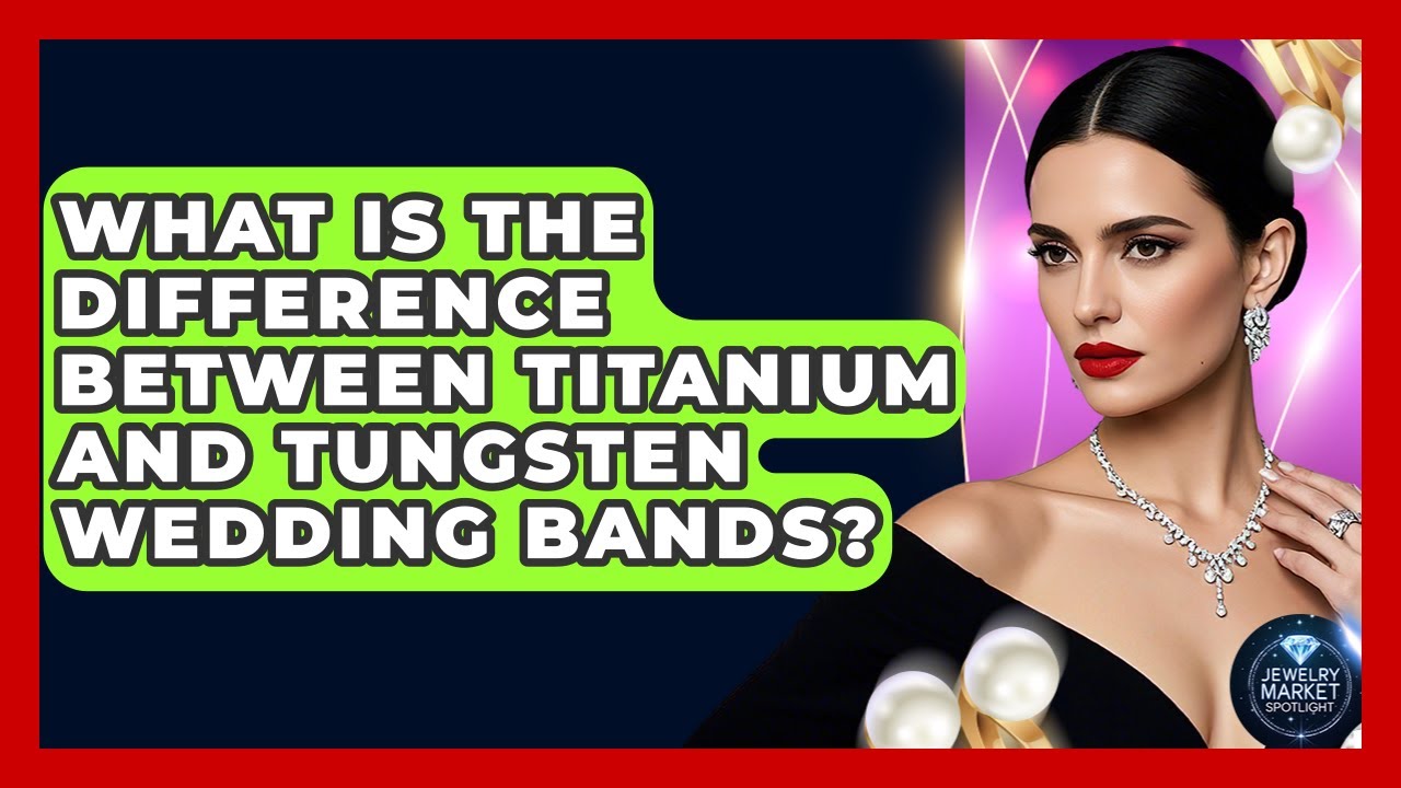 What Is The Difference Between Titanium And Tungsten Wedding Bands? - Jewelry Market Spotlight