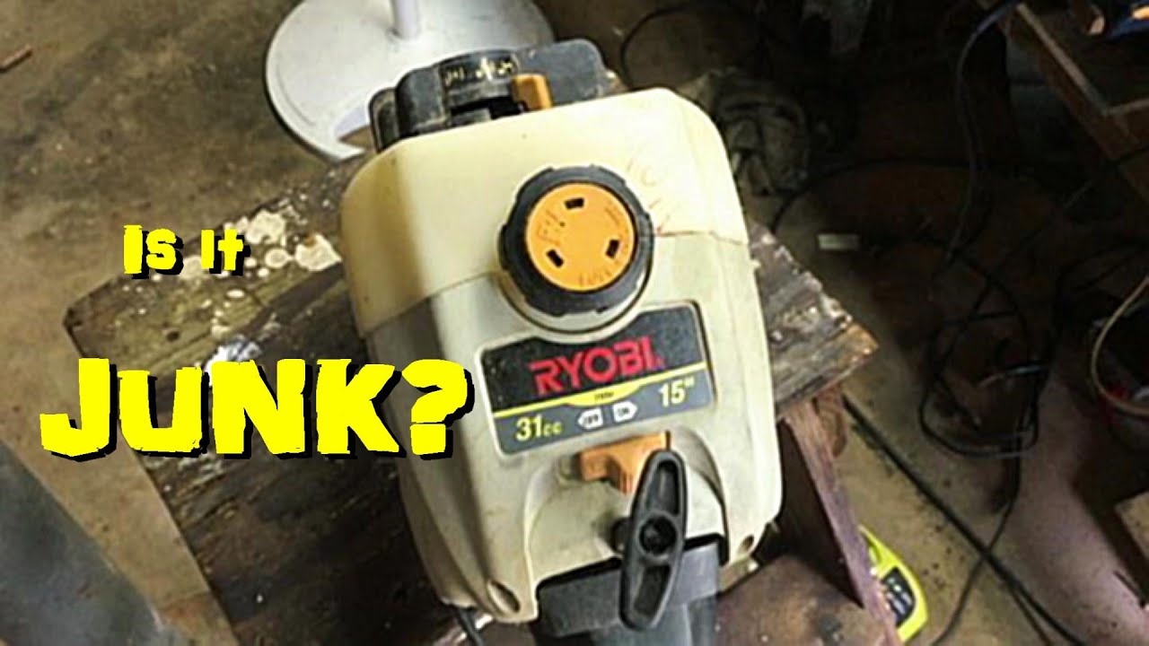 Застрял шнур триммера RYOBI, трудно запустить — стоит ли это чинить?